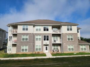 Apartment building sunny
