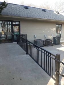 Ramp to doorway